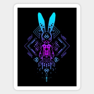 Cyber Bunny Magnet